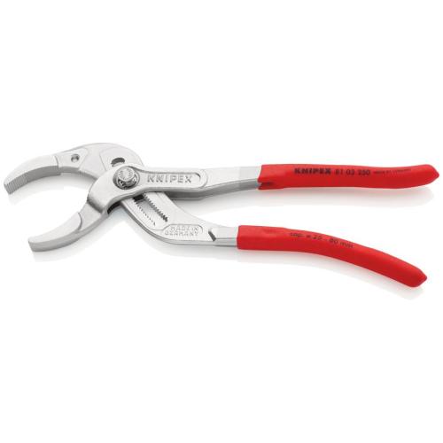 Knipex Siphon and Connector Pliers Plastic Coated Chrome-plated 250mm 81 03 250